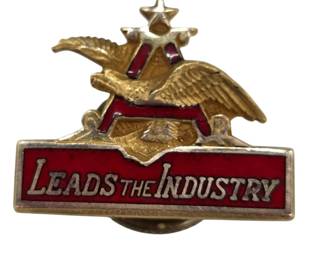 10kt Gold Anheuser Busch Anniversary Pin