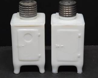 Milk Glass GE Refrigerator Shakers
