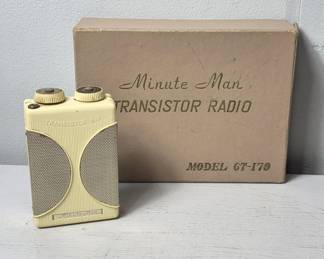 Minute Man Transistor Radio Model 6T-170