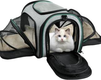 Mint Houz Gray Pet Carrier Bag