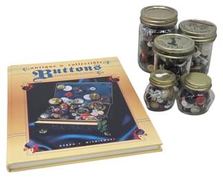 Button Collection With Reference Book