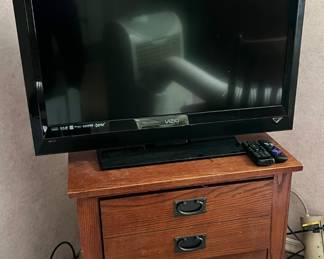 TV and Nightstand