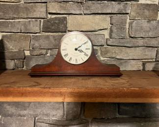 Howard Miller 60th Anniversary tambour mantel clock with dual chimes