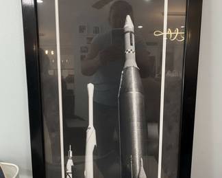 Saturn V Rocket Framed Print