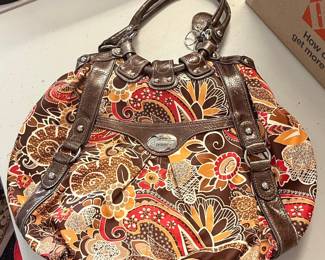 De Rossi Paisley Print Shoulder Bag