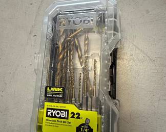 Ryobi 22-Piece Titanium Drill Bit Set