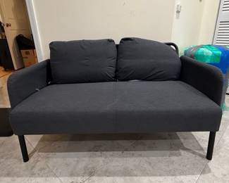 IKEA GLOSTAD Dark Gray Loveseat
