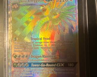Alolan Exeggutor GX 118/111 Rainbow Rare Crimson Invasion