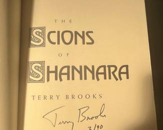 The Scions of Shannara by Terry Brooks - Signed First Edition