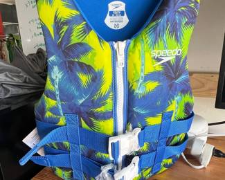Speedo Youth Life Vest - Tropical Palm Tree Print