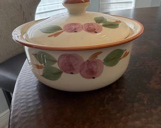 Franciscan Apple Pattern Casserole Dish with Lid
