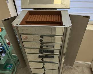 Pier 1 Hayworth Mirrored Jewelry Armoire