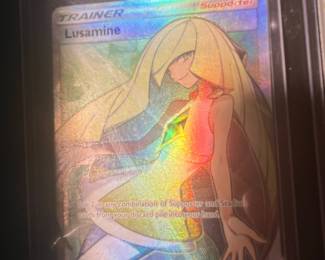 Lusamine Full Art Trainer Card - Pokémon TCG - Crimson Invasion