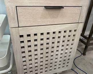 Driftwood Lattice Nightstand