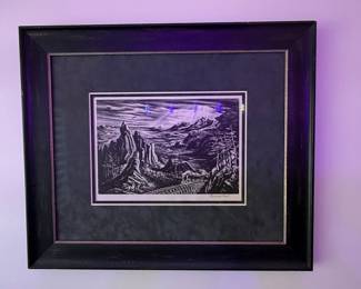 Reginald Neal "The Gold Train" Landscape Print