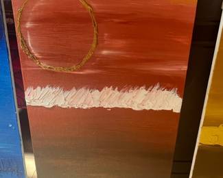 Abstract Triptych Painting Set