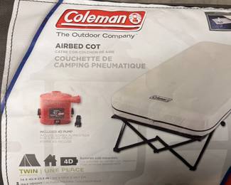 A New Coleman Airbed Cot
