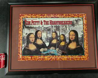 Tom Petty Framed Concert Poster