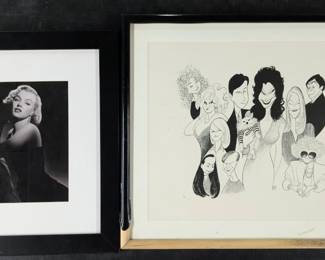 Marilyn Monroe & Caricature Framed Prints