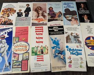 Vintage Movie Poster Lot - 20+ Posters