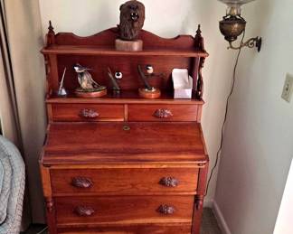 Antique slant front desk