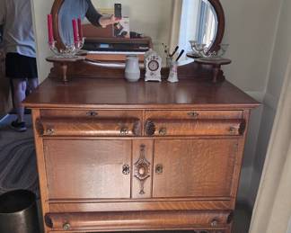 Beautiful Antique Oak Buffet