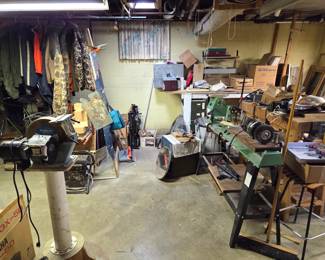 The Basement Wood Working Shop! Plus, Outdoor Clothing & More