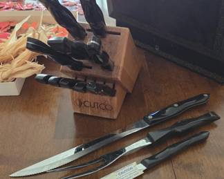 Cutco Knife set 10 pcs with Block & (3) additional pieces sold seperatley