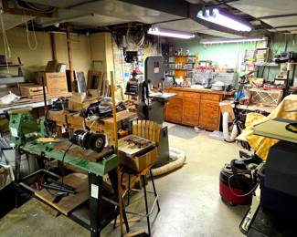 The Basement Wood Working Shop!