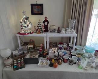 Vintage Xmas & other holiday items along with Kitchen items