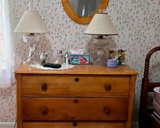 Antique Dresser & Mirror