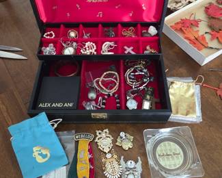 Some of the vintage jewelry