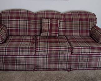Nice Plaid Sofa