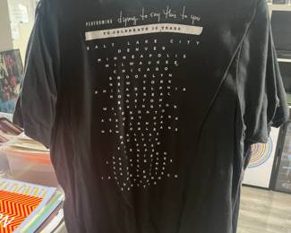 Collection Of Concert Tour & Music Related/Themed Graphic T-Shirts