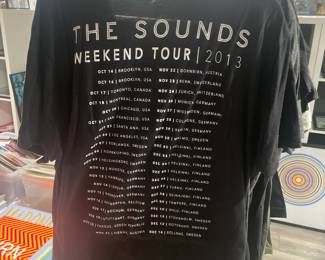 Collection Of Concert Tour & Music Related/Themed Graphic T-Shirts