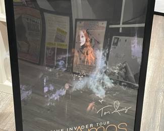 Autographed Tori Amos Framed Poster