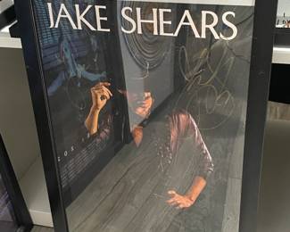 Autographed Jake Shears Framed Poster