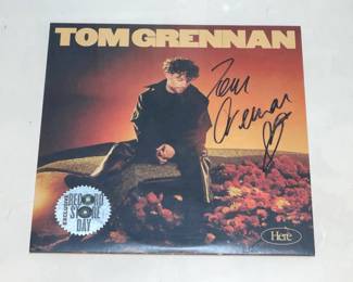 Autographed Tom Grennan Framed Record Album Insert