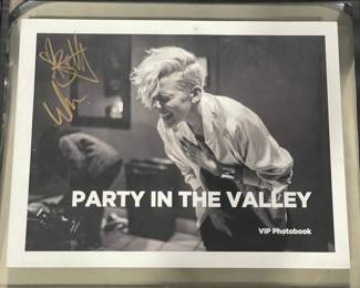 Autographed Betty Who Party In The Valley Framed VIP Photobook