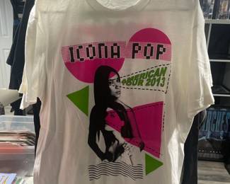 Collection Of Concert Tour & Music Related/Themed Graphic T-Shirts