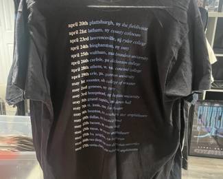 Collection Of Concert Tour & Music Related/Themed Graphic T-Shirts