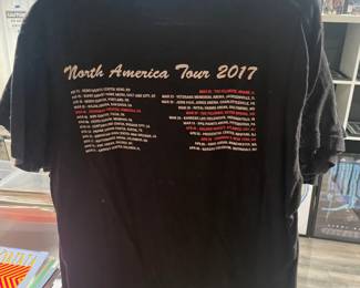 Collection Of Concert Tour & Music Related/Themed Graphic T-Shirts