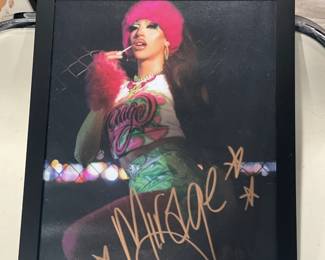 Autographed RuPaul's Drag Race Mirage Framed Photograph