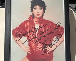 Autographed Joyce DeWitt Framed Photograph