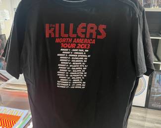 Collection Of Concert Tour & Music Related/Themed Graphic T-Shirts