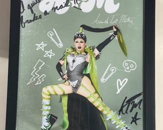 Autographed Amanda Tori Meating Framed Photograph