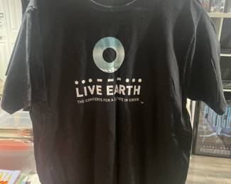 Collection Of Concert Tour & Music Related/Themed Graphic T-Shirts