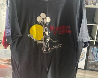 Collection Of Concert Tour & Music Related/Themed Graphic T-Shirts