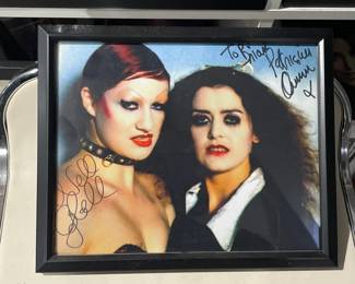 Autographed Rocky Horror Picture Show Framed Photograph