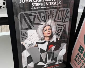 Autographed John Cameron Mitchell Framed Poster